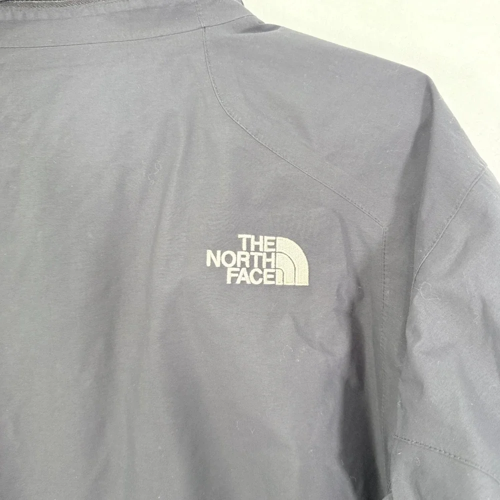 Vintage The North Face Gore Tex Jacket Mens M Black Full Zip Rain Mesh Line